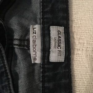 LIZ CLAIBORNE SZ 14 SKINNY JEANS